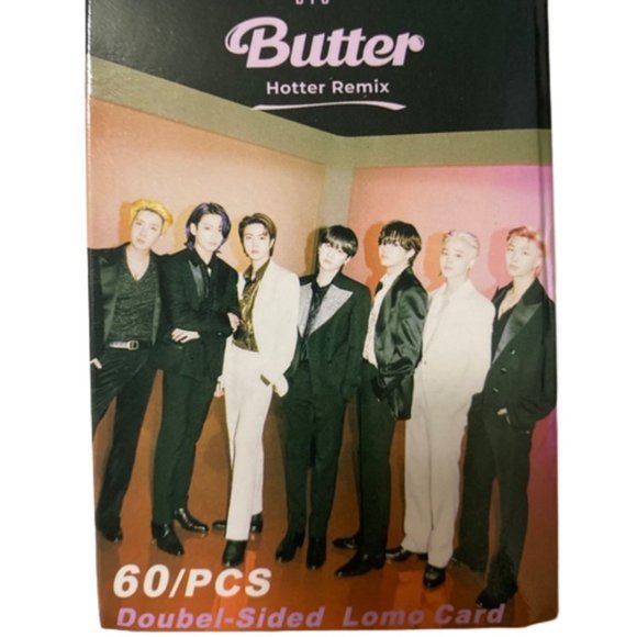 60 pcs BTS 21 BT21 Butter Double sided LOMO cards kpop‎ bangtan boys - Picture 1 of 16